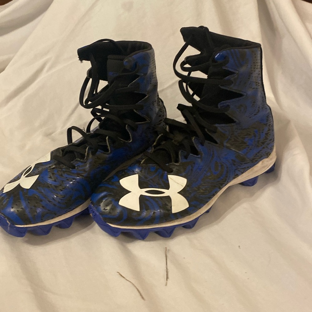 Under Armour Blue Black Clutchfit Highlight Football Mens Cleats